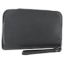 LOUIS VUITTON Taiga Baikal Clutch Bag Ardoise M30182 LV Auth ka1370 - Louis Vuitton