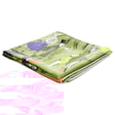 Hermès Orange Paddock Silk Scarf 90