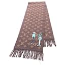 Louis Vuitton Echarpe LV Friends Monogram Wool Scarf
