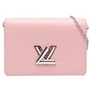 Louis Vuitton Pink Epi Twist Belt Chain Wallet