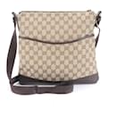 Gucci GG Canvas Leather Shoulder Bag