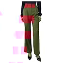 Red Stanley wool trousers - size UK 4 - Autre Marque