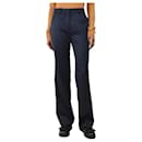 Navy Marlene wool trousers - size UK 8 - Autre Marque