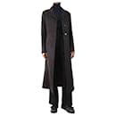 Brown Elm wool and cashmere coat - size UK 14 - Autre Marque
