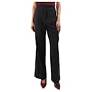 Black Lara trousers - size UK 6 - Autre Marque