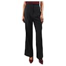 Black Lara trousers - size UK 12 - Autre Marque