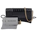 Hourglass Chain Wallet Crossbody - Balenciaga