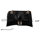Crush Small Chain Shoulder Crossbody Bag - Balenciaga