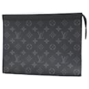 Louis Vuitton Monogram Eclipse Pochette Voyage MM Clutch Bag