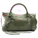 Balenciaga The First Leather Handbag Red