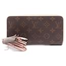 Louis Vuitton Monogram Zippy Wallet Leather PVC