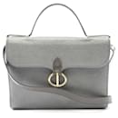 Christian Dior Leather Handbag Gray