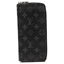 Louis Vuitton Monogram Eclipse Vertical Zippy Wallet