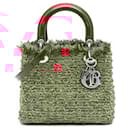Dior Medium Tweed Fringe Rhinestone Lady Dior