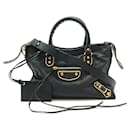 Balenciaga Classic Metallic Edge City Leather 2way Bag