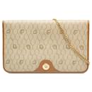 Dior Honeycomb Coated Canvas Chain Shoulder Bag