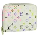 LOUIS VUITTON Monogram Multicolor Zippy Coin Purse White M93741 LV Auth 161187 - Louis Vuitton