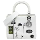 Dior White Medium Lambskin Paradise Lady Dior