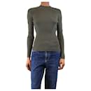 Green wool roll-neck jumper - size XS - Autre Marque