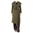 Green alpaca and wool-blend coat - size S - Autre Marque