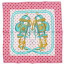 Hermès Pink Brides de Gala Love Silk Scarf