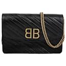 BB Logo Chain Wallet Crossbody Bag - Balenciaga