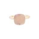 Pomellato Ring, "Nudo Classic", two golds, rose quartz.