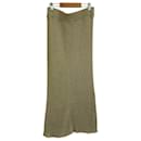 ebure Mix Color Lame Knit Long Skirt - Autre Marque