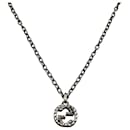 Gucci Interlocking Sterling Silver 925 Necklace for Men