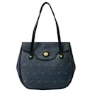 Dior Blue Honeycomb Coated Canvas Shoulder Bag