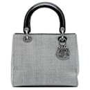 Dior Medium Toile Houndstooth Lady Dior
