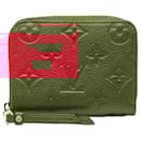 Louis Vuitton Red Monogram Empreinte Zippy Coin Purse