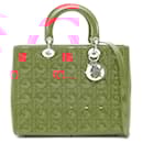 Dior Lady Dior Large Patent Leather Handbag