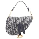 Dior Mini Saddle Bag Canvas Leather