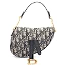 Dior Mini Saddle Bag Canvas Leather
