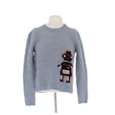 Pull robot bleu - Saint Laurent