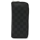 Louis Vuitton Zippy Wallet Vertical Damier Graphite Long Wallet
