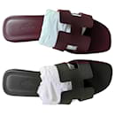 Hermès Oran Sandals in Rough H - 38.5 - UNWORN