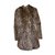 Maje Coats, Outerwear Leopard print Goatskin  ref.5084