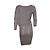 Vestido de murciélago Bcbg Max Azria Taupe Gris pardo - vista 3