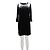 Abito in velluto e pizzo nero Claudie Pierlot - vista 2
