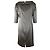 Robe de soirée Kay Unger gris satiné - vue 2