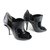 Fendi Ankle Boots Black Leather Patent leather  ref.5266