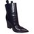 Céline Ankle Boots Black Leather  ref.5331