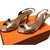 Hermès sandali D'oro Pelle  ref.5345