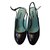 Studio Pollini Fersen Schwarz Lackleder