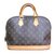 Alma Louis Vuitton Handbags Brown Leather  ref.5418