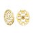 Christian Dior Earrings Golden Metal  ref.5488