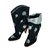 Sonia Rykiel Boots Velours Noir  ref.5528