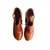 Lanvin Ankle Boots Orange Leather  ref.5547